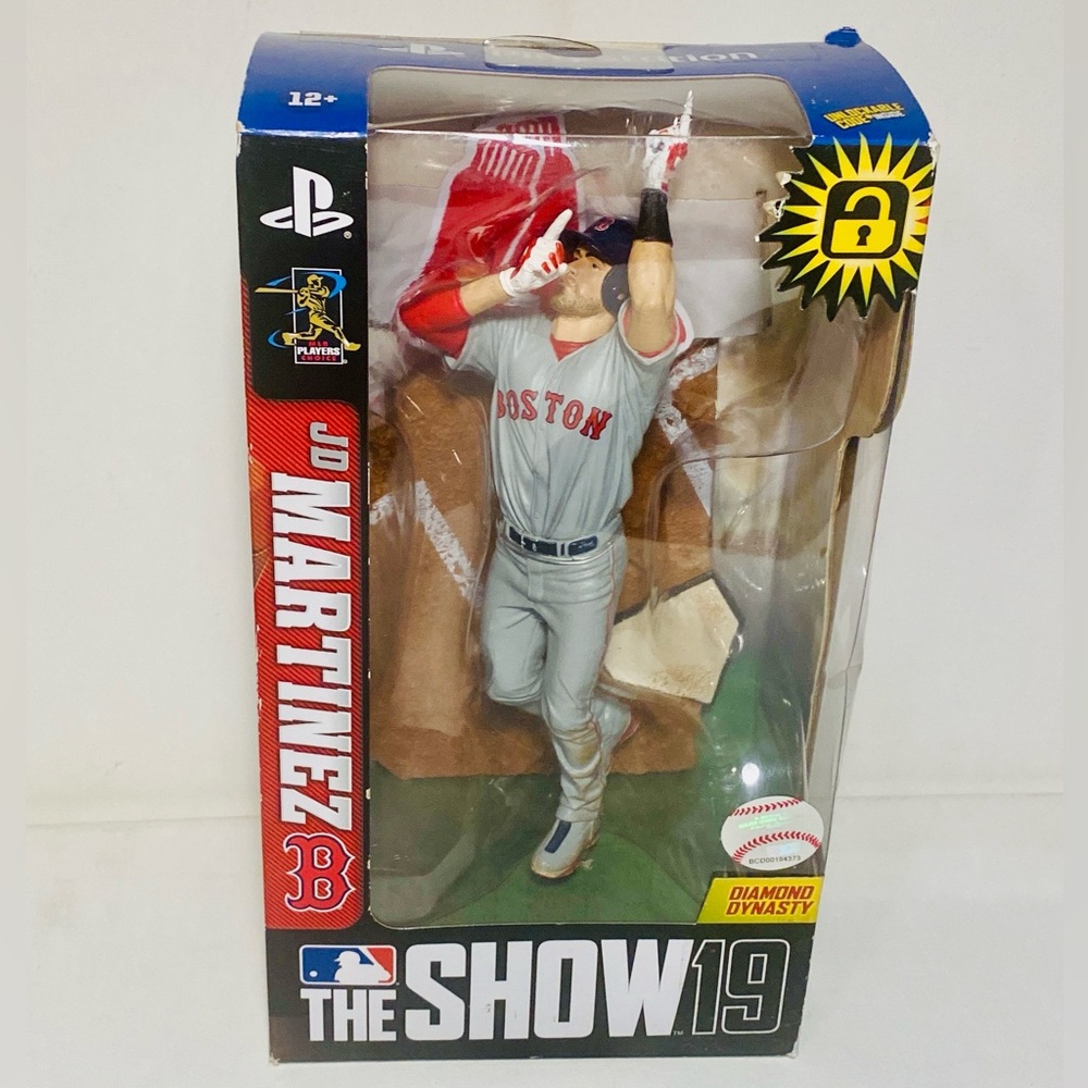 Boston RedSox JD Martinez PlayStation McFarlane Toys The Show 19 Figure